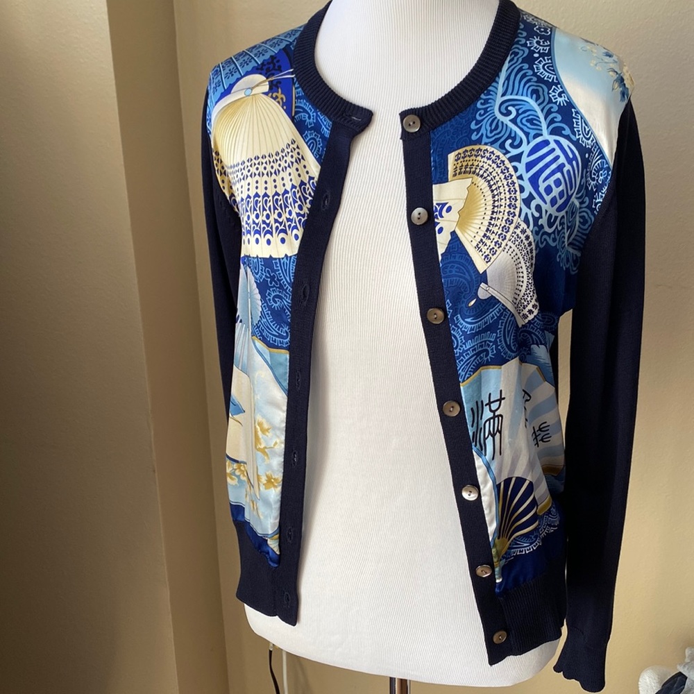 100% Silk Button Up Blouse